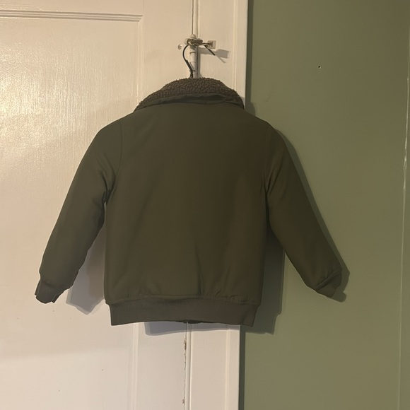 Boys Buffalo Camo Green Full Zip Winter Coat Size 6 Immaculate Shape - Picture 3 of 10